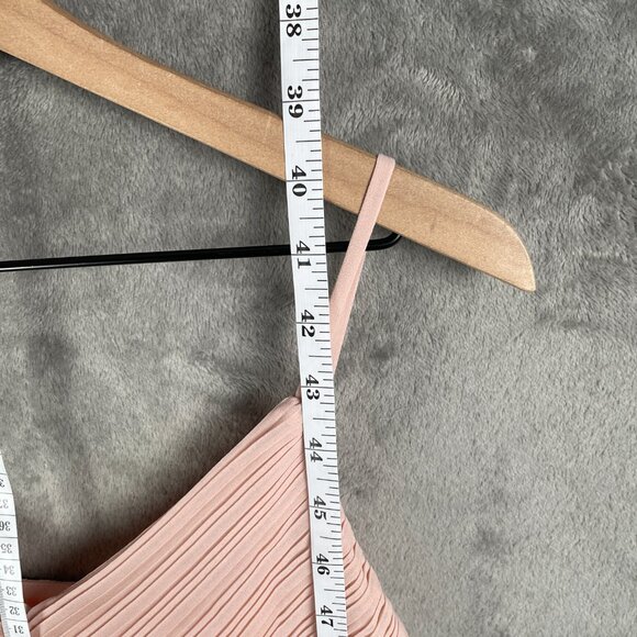 All in Favor Pleated Peplum Camisole Top Blush Pink XS NWT Fairy Coquette Y2K - Picture 6 of 9